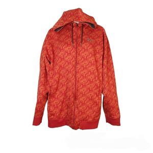 Woman's Under Armour Orange Hoodie Sweater sz Large
